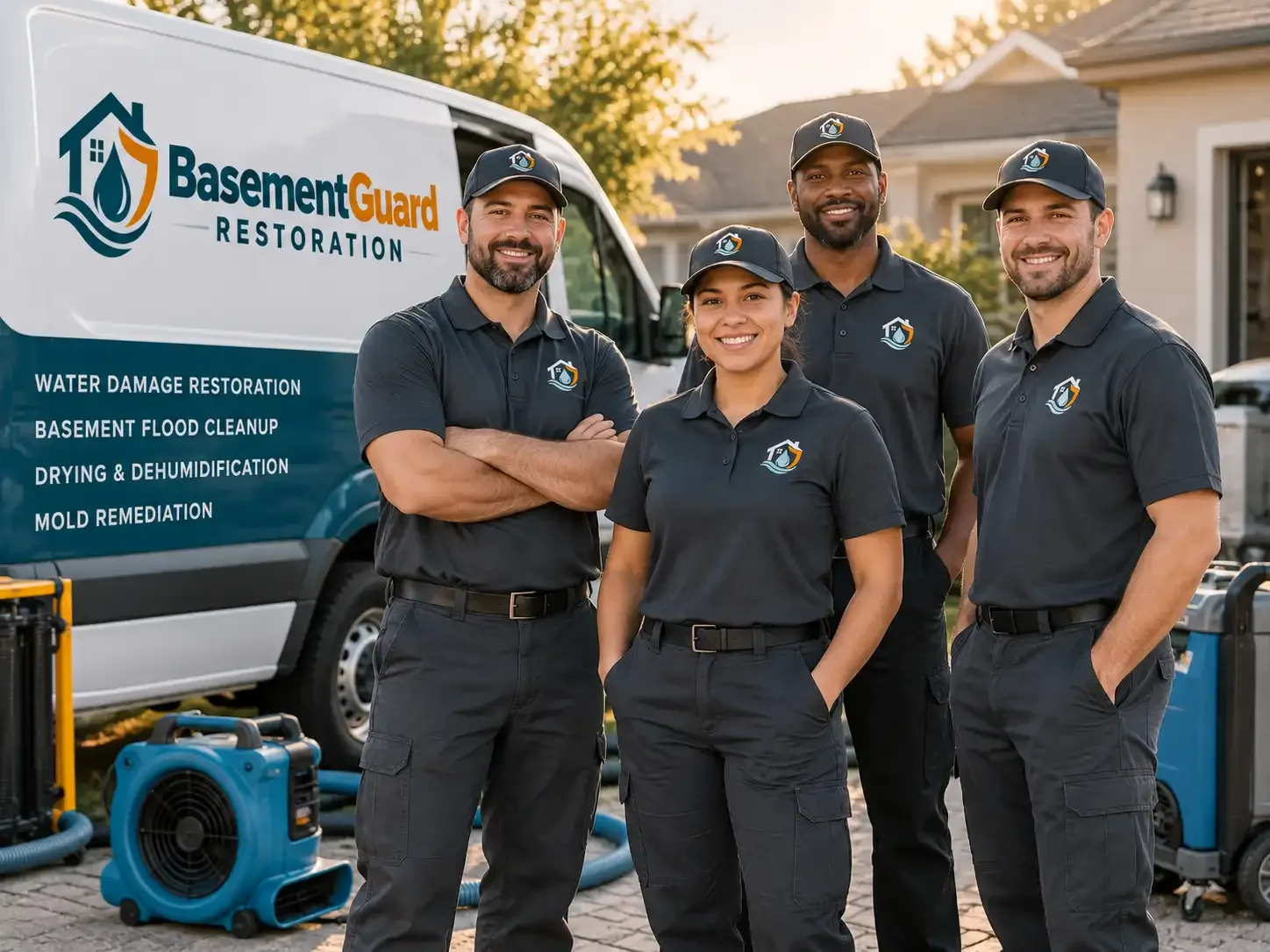 Basement Water Damage Restoration company in Midfield, TX